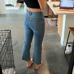 Zara | Crop Flare Jeans | Size 4